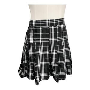 Charlotte Russe Plaid Skirt baby Doll Pleated Cheerleader Cosplay Twee MEdium